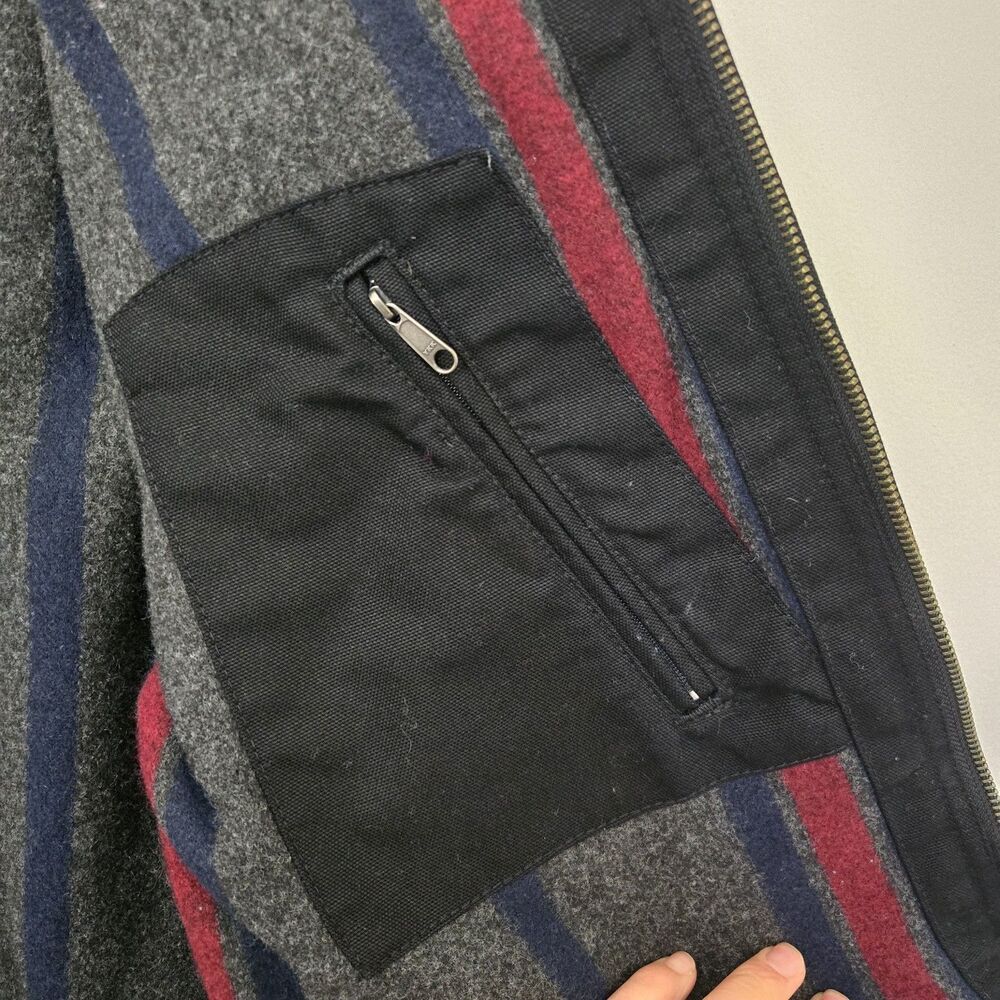 Carhartt Duck Detroit Relaxed Fit blanket Lined Jacket - Picture 10 of 16